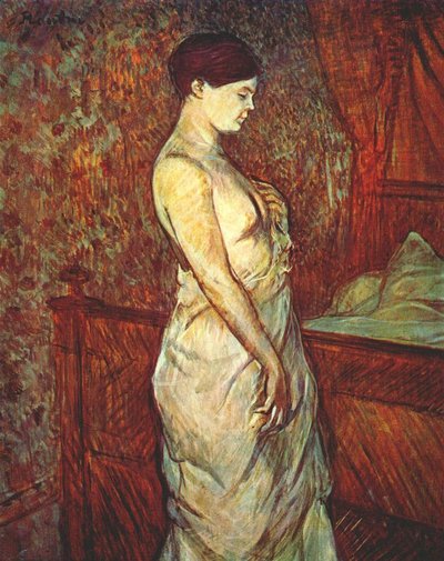 Le coucher mme poupoule in chemise by her bed von Henri de Toulouse Lautrec